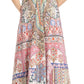 Sakkas Lizi Womens Maxi High-low Halter Handkerchief Long Dress Beach Party