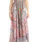 Sakkas Lizi Womens Maxi High-low Halter Handkerchief Long Dress Beach Party