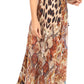 Sakkas Lizi Womens Maxi High-low Halter Handkerchief Long Dress Beach Party