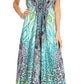 Sakkas Lizi Womens Maxi High-low Halter Handkerchief Long Dress Beach Party