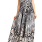 Sakkas Lizi Womens Maxi High-low Halter Handkerchief Long Dress Beach Party