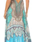 Sakkas Lizi Womens Maxi High-low Halter Handkerchief Long Dress Beach Party