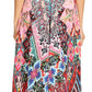 Sakkas Lizi Womens Maxi High-low Halter Handkerchief Long Dress Beach Party