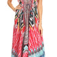 Sakkas Lizi Womens Maxi High-low Halter Handkerchief Long Dress Beach Party