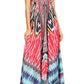 Sakkas Lizi Womens Maxi High-low Halter Handkerchief Long Dress Beach Party