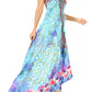 Sakkas Lizi Womens Maxi High-low Halter Handkerchief Long Dress Beach Party