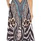 Sakkas Lizi Womens Maxi High-low Halter Handkerchief Long Dress Beach Party