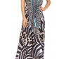 Sakkas Lizi Womens Maxi High-low Halter Handkerchief Long Dress Beach Party