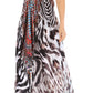 Sakkas Lizi Womens Maxi High-low Halter Handkerchief Long Dress Beach Party