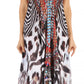 Sakkas Lizi Womens Maxi High-low Halter Handkerchief Long Dress Beach Party