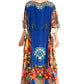 Sakkas Jabari Women's Maxi Short Sleeve Long Beach Kaftan Dress Boho Loose Gown
