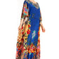 Sakkas Jabari Women's Maxi Short Sleeve Long Beach Kaftan Dress Boho Loose Gown