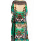 Sakkas Jabari Women's Maxi Short Sleeve Long Beach Kaftan Dress Boho Loose Gown