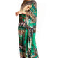 Sakkas Jabari Women's Maxi Short Sleeve Long Beach Kaftan Dress Boho Loose Gown