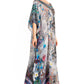 Sakkas Jabari Women's Maxi Short Sleeve Long Beach Kaftan Dress Boho Loose Gown