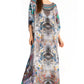 Sakkas Jabari Women's Maxi Short Sleeve Long Beach Kaftan Dress Boho Loose Gown