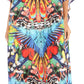 Sakkas Jabari Women's Maxi Short Sleeve Long Beach Kaftan Dress Boho Loose Gown