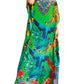 Sakkas Jabari Women's Maxi Short Sleeve Long Beach Kaftan Dress Boho Loose Gown