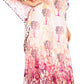 Sakkas Jabari Women's Maxi Short Sleeve Long Beach Kaftan Dress Boho Loose Gown
