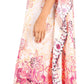 Sakkas Jabari Women's Maxi Short Sleeve Long Beach Kaftan Dress Boho Loose Gown