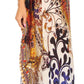 Sakkas Jabari Women's Maxi Short Sleeve Long Beach Kaftan Dress Boho Loose Gown
