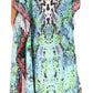 Sakkas Jabari Women's Maxi Short Sleeve Long Beach Kaftan Dress Boho Loose Gown