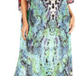 Sakkas Jabari Women's Maxi Short Sleeve Long Beach Kaftan Dress Boho Loose Gown