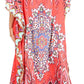 Sakkas Jabari Women's Maxi Short Sleeve Long Beach Kaftan Dress Boho Loose Gown