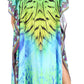 Sakkas Jabari Women's Maxi Short Sleeve Long Beach Kaftan Dress Boho Loose Gown