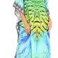 Sakkas Jabari Women's Maxi Short Sleeve Long Beach Kaftan Dress Boho Loose Gown