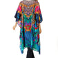 Sakkas Jenni Women's Mid Length Boho Caftan Kaftan Dress Cover up Flowy Rhinestone
