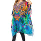 Sakkas Jenni Women's Mid Length Boho Caftan Kaftan Dress Cover up Flowy Rhinestone