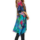 Sakkas Jenni Women's Mid Length Boho Caftan Kaftan Dress Cover up Flowy Rhinestone