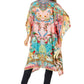 Sakkas Jenni Women's Mid Length Boho Caftan Kaftan Dress Cover up Flowy Rhinestone