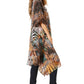 Sakkas Jenni Women's Mid Length Boho Caftan Kaftan Dress Cover up Flowy Rhinestone