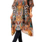 Sakkas Jenni Women's Mid Length Boho Caftan Kaftan Dress Cover up Flowy Rhinestone
