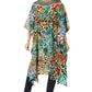 Sakkas Jenni Women's Mid Length Boho Caftan Kaftan Dress Cover up Flowy Rhinestone