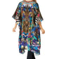 Sakkas Jenni Women's Mid Length Boho Caftan Kaftan Dress Cover up Flowy Rhinestone
