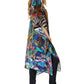 Sakkas Jenni Women's Mid Length Boho Caftan Kaftan Dress Cover up Flowy Rhinestone