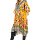 Sakkas Jenni Women's Mid Length Boho Caftan Kaftan Dress Cover up Flowy Rhinestone