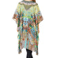 Sakkas Jenni Women's Mid Length Boho Caftan Kaftan Dress Cover up Flowy Rhinestone