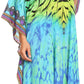 Sakkas Jenni Women's Mid Length Boho Caftan Kaftan Dress Cover up Flowy Rhinestone