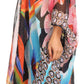 Sakkas Livi  Women's V Neck Beach Dress Cover up Caftan Top Loose with Rhinestone