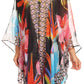 Sakkas Livi  Women's V Neck Beach Dress Cover up Caftan Top Loose with Rhinestone