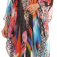 Sakkas Livi  Women's V Neck Beach Dress Cover up Caftan Top Loose with Rhinestone