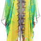 Sakkas Livi  Women's V Neck Beach Dress Cover up Caftan Top Loose with Rhinestone