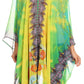 Sakkas Livi  Women's V Neck Beach Dress Cover up Caftan Top Loose with Rhinestone