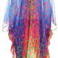 Sakkas Livi  Women's V Neck Beach Dress Cover up Caftan Top Loose with Rhinestone