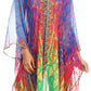 Sakkas Livi  Women's V Neck Beach Dress Cover up Caftan Top Loose with Rhinestone