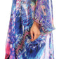 Sakkas Livi  Women's V Neck Beach Dress Cover up Caftan Top Loose with Rhinestone